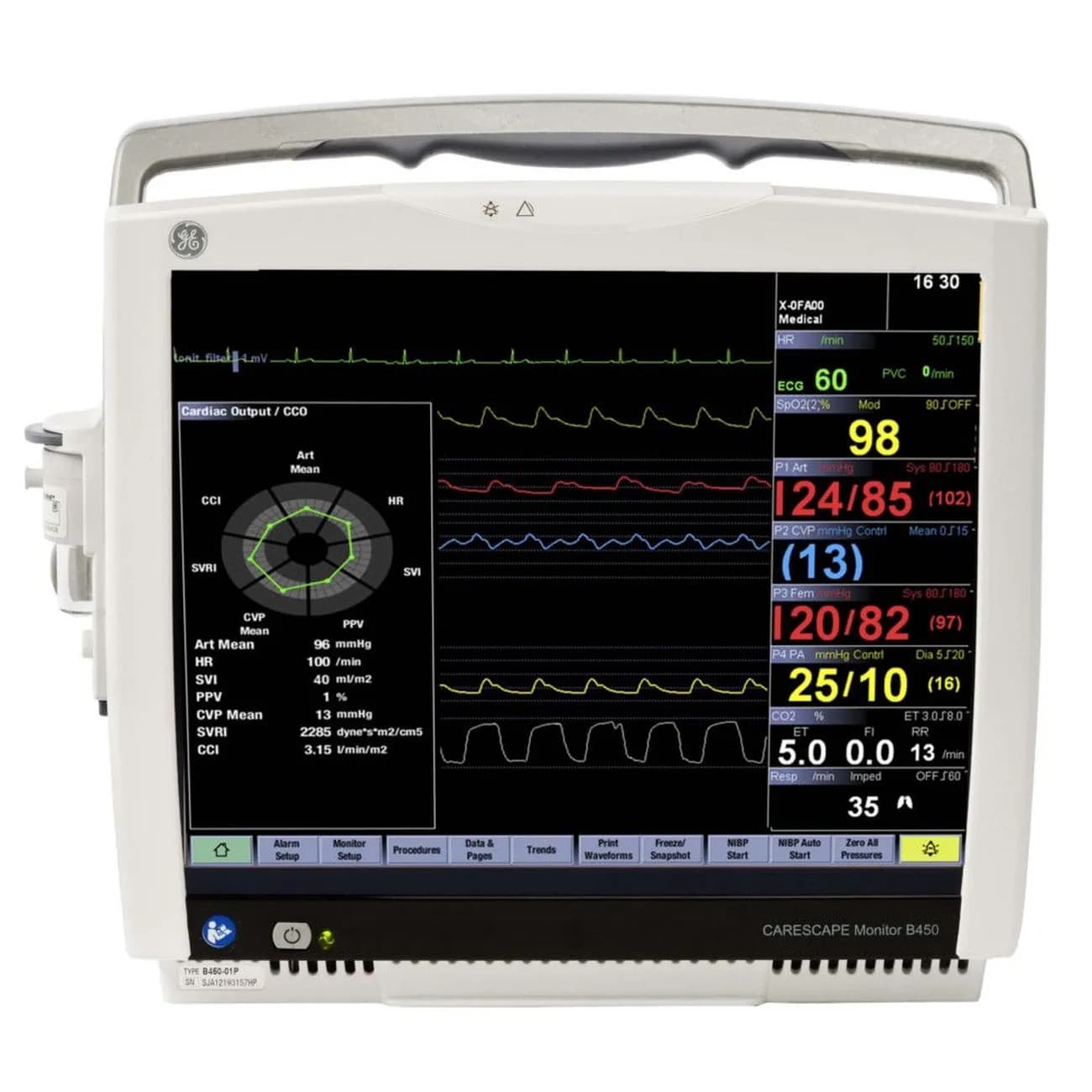 GE Carescape B450 монитор пациента прикроватный — GE HealthCare